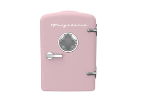 Frigidaire EFMIS171 pink compact fridge front view for home or dorm use