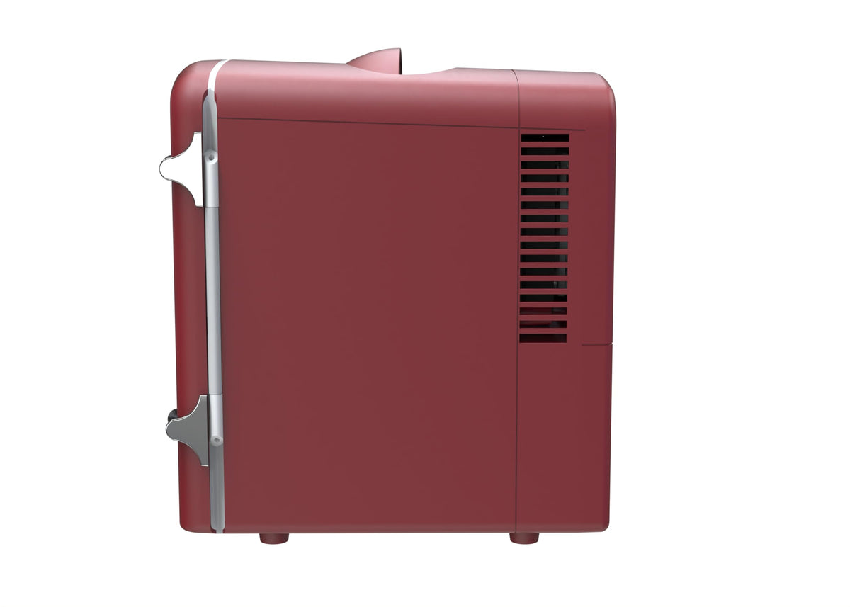 Frigidaire EFMIS171 car charger support enables on-the-go cooling.
