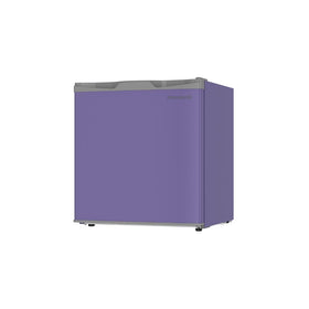 Frigidaire EFR115-PURPLE interior with freezer compartment for snacks
