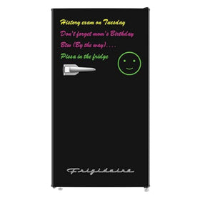 Frigidaire EFR331 front with blackboard surface for quick notes and reminders