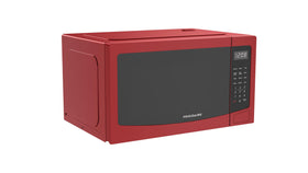 Frigidaire EMW1132-RED control panel; intuitive keypad enables fast one-touch cooking