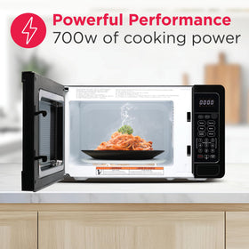 Frigidaire EMW733BLACKAMZ digital control panel enables easy express cooking and precise timing.
