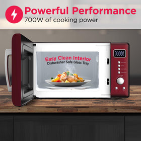 Frigidaire EMW788RETRO defrost function offers speed and weight options.