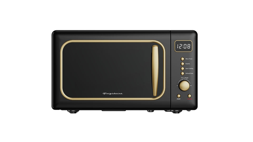 Frigidaire EMW788RETRO front view highlights compact retro design for small kitchens.
