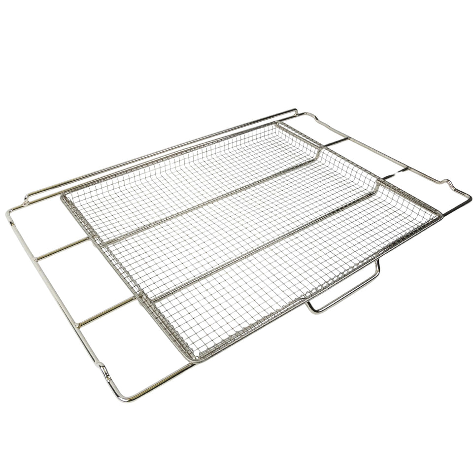 Frigidaire ReadyCook 30-inch air fry tray kit for even cooking on Frigidaire ranges.