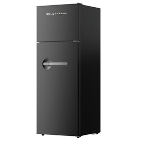 Frigidaire retro fridge with glass shelves offers flexible storage and easy viewing