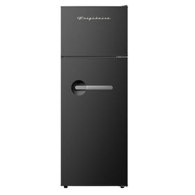 Frigidaire retro fridge with top-freezer for quick access in small kitchens