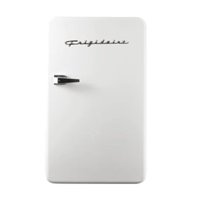 Frigidaire Retro Compact Refrigerator front view, ideal for small spaces