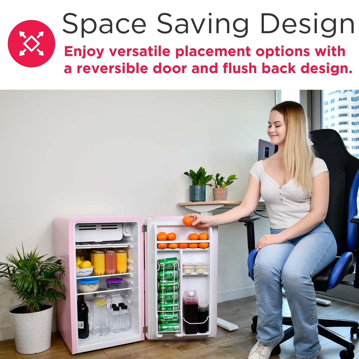Frigidaire retro fridge ideal for dorms offices or bedrooms