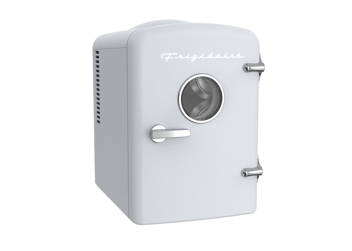 Frigidaire EFMIS171 placed in a dorm or small office setup for portable cooling