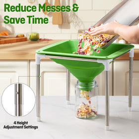 Friheten dishwasher-safe collapsible funnel is easy to clean