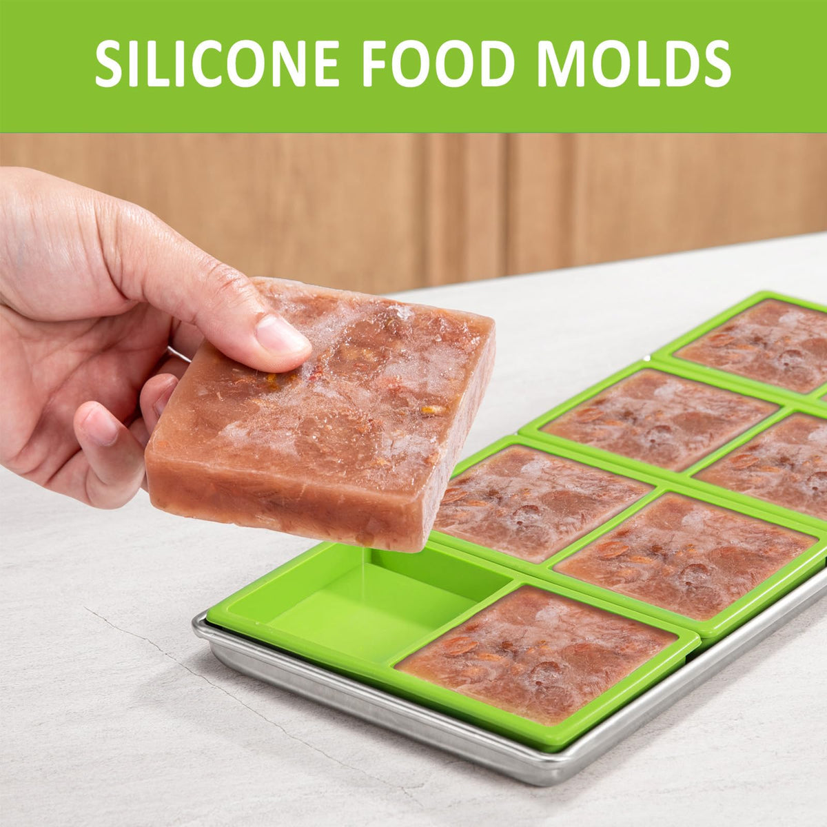 Friheten freezer tray divider enables freezing different foods at once.