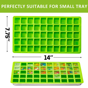 Dishwasher-safe Friheten molds for easy cleaning after freeze-drying.