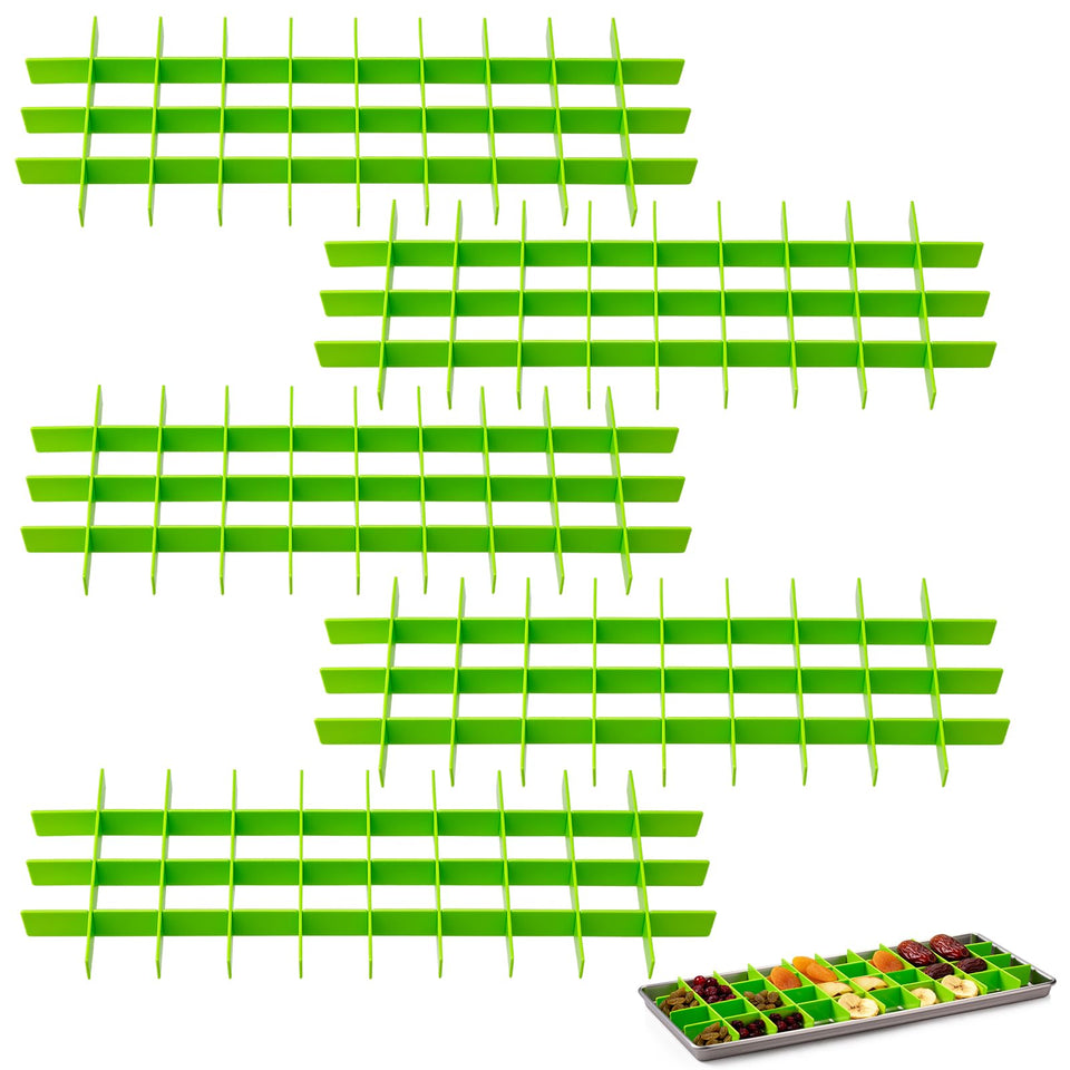 Friheten tray dividers with interlocking grid enable precise Harvest Right portions
