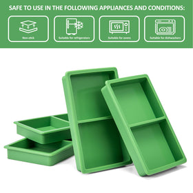 Friheten divider demonstrates uniform paste pieces in Harvest Right trays.