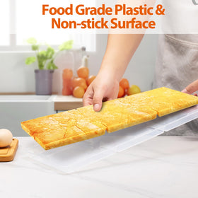 Friheten tray lid doubles as a tray for quick reuse in the freeze dryer.