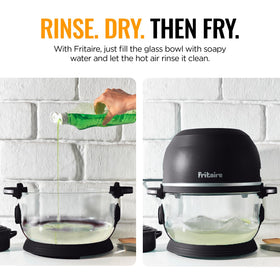 Fritaire accessories dishwasher-safe for effortless cleanup after cooking sessions