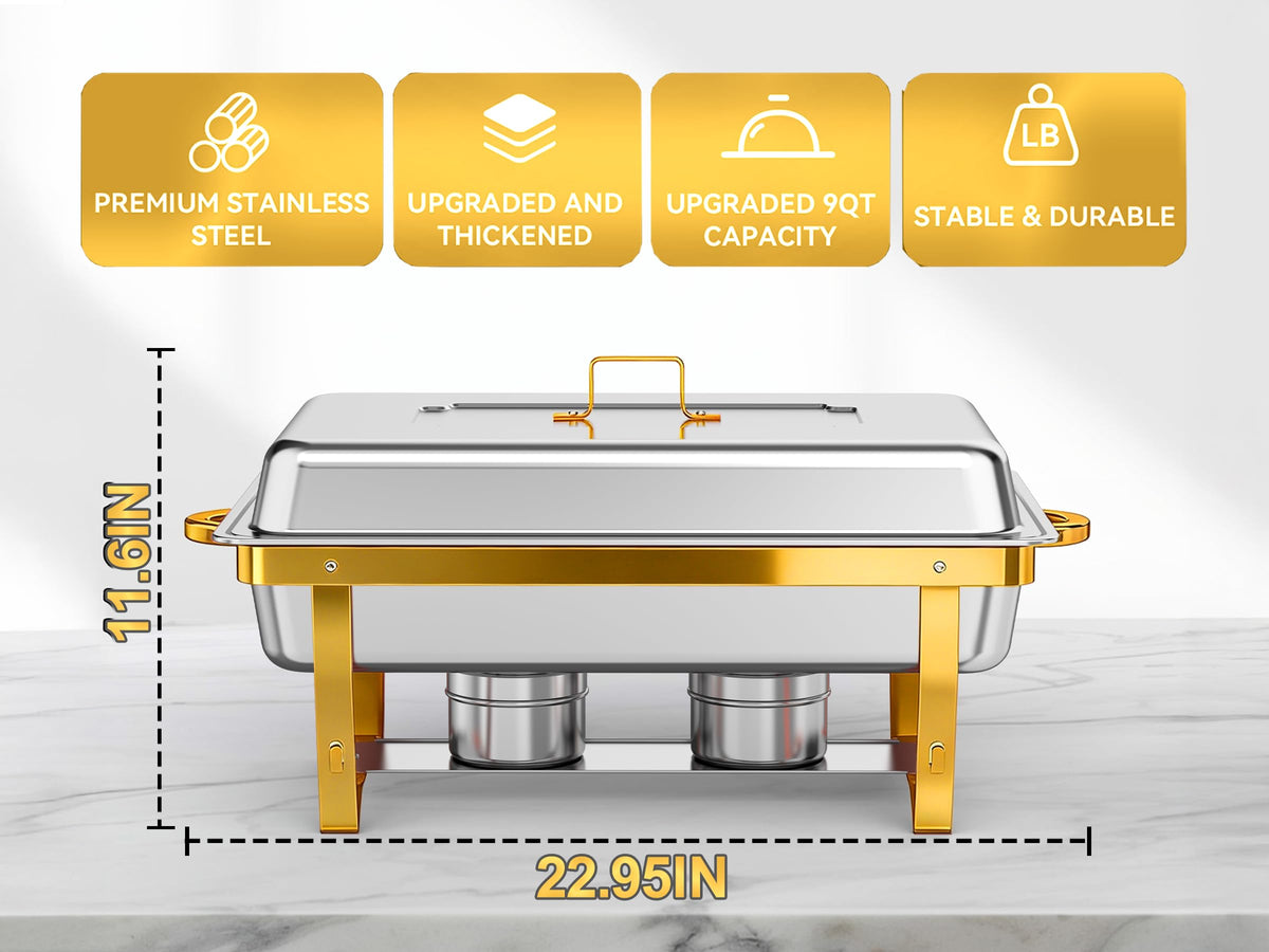 Frizoky 9-quart pans ready for large portions