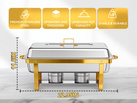 Frizoky 9-quart pans ready for large portions