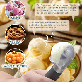 FrostJoy senior-friendly scoop reduces wrist strain during use.