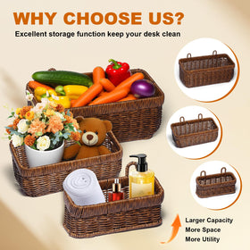 FRONDENT hanging wall basket featuring ginger for ready-to-use herbs and kitchen convenience.