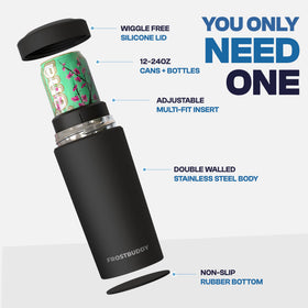 Frost Buddy condensation-free exterior keeps hands dry outdoors.