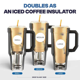 Frost Buddy Thicc Buddy cup-holder friendly design fits most vehicles.