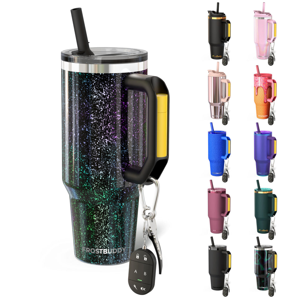 Frost Buddy Thicc Buddy bottle front view highlighting durable build and long-lasting temperature control