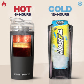 Frost Buddy Universal Buddy XL accommodates 20oz cans for versatile hydration.