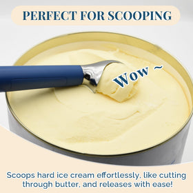 FrostJoy ergonomic blue handle provides secure non-slip grip.