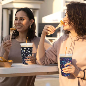 FRRIOTN two-style set offers playful options for personalizing your drinkware.