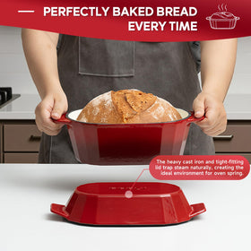 FRRLY durable enamel finish resists chipping and elevates serving presentation.