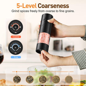 FRTONYI transparent spice chamber with dustproof lid for easy monitoring.