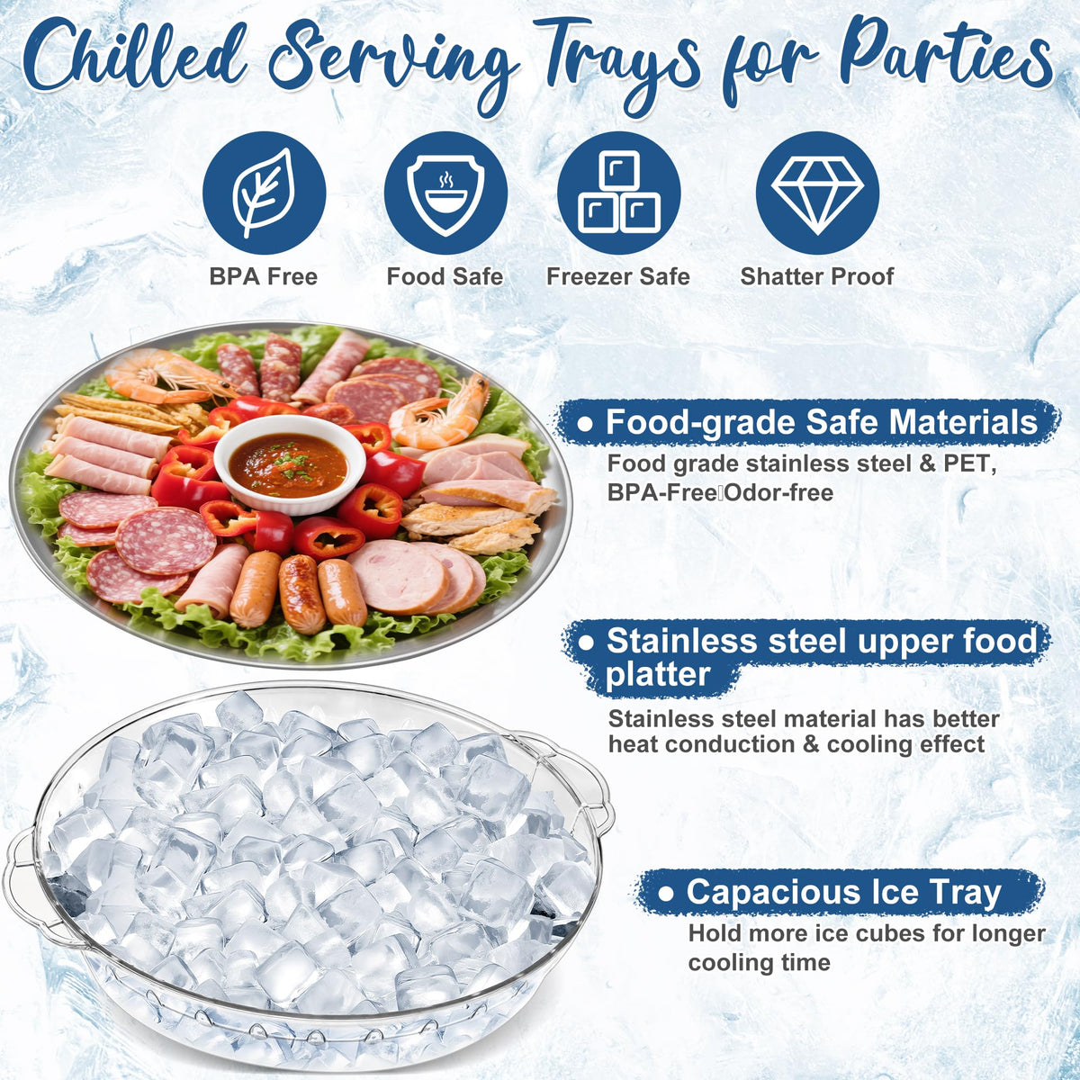 FRUIID serving forks included promote easy grabbing at buffet