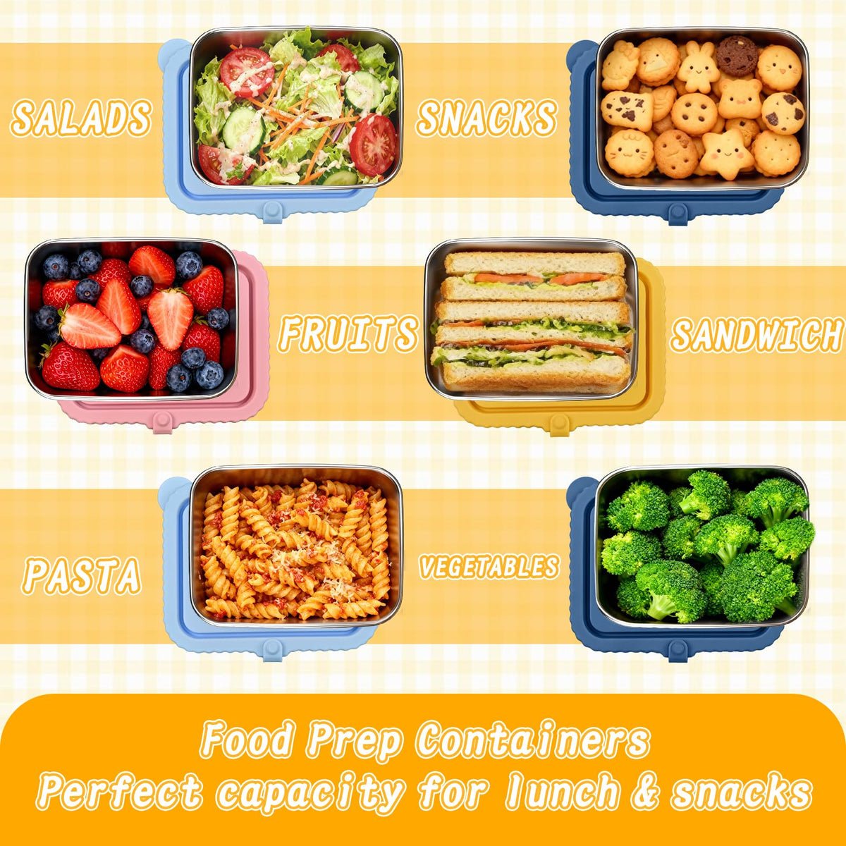 FRUIID dishwasher-safe stainless steel set for convenient cleaning.
