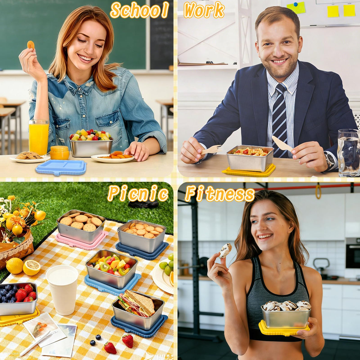 FRUIID office-picnic-travel pack supports meals anywhere.