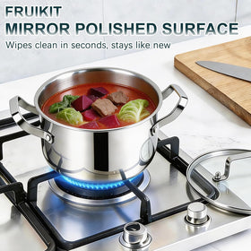 Fruikit pots with ergonomic handles for comfortable grip