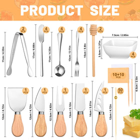 FrutPunch charcuterie utensils with tongs, spoons, and forks for easy serving.