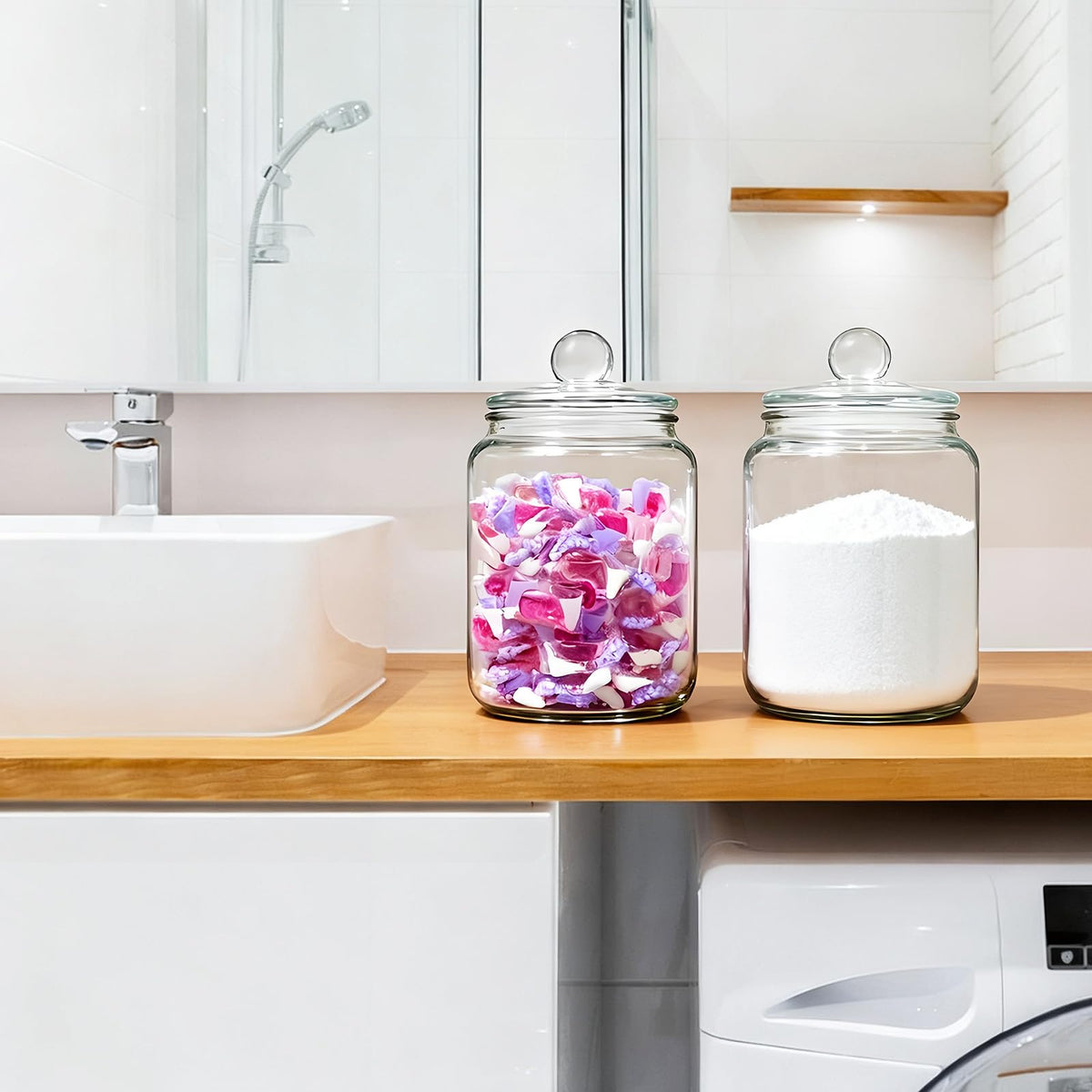 FrutPunch glass jar easy-clean design simplifies washing and maintenance