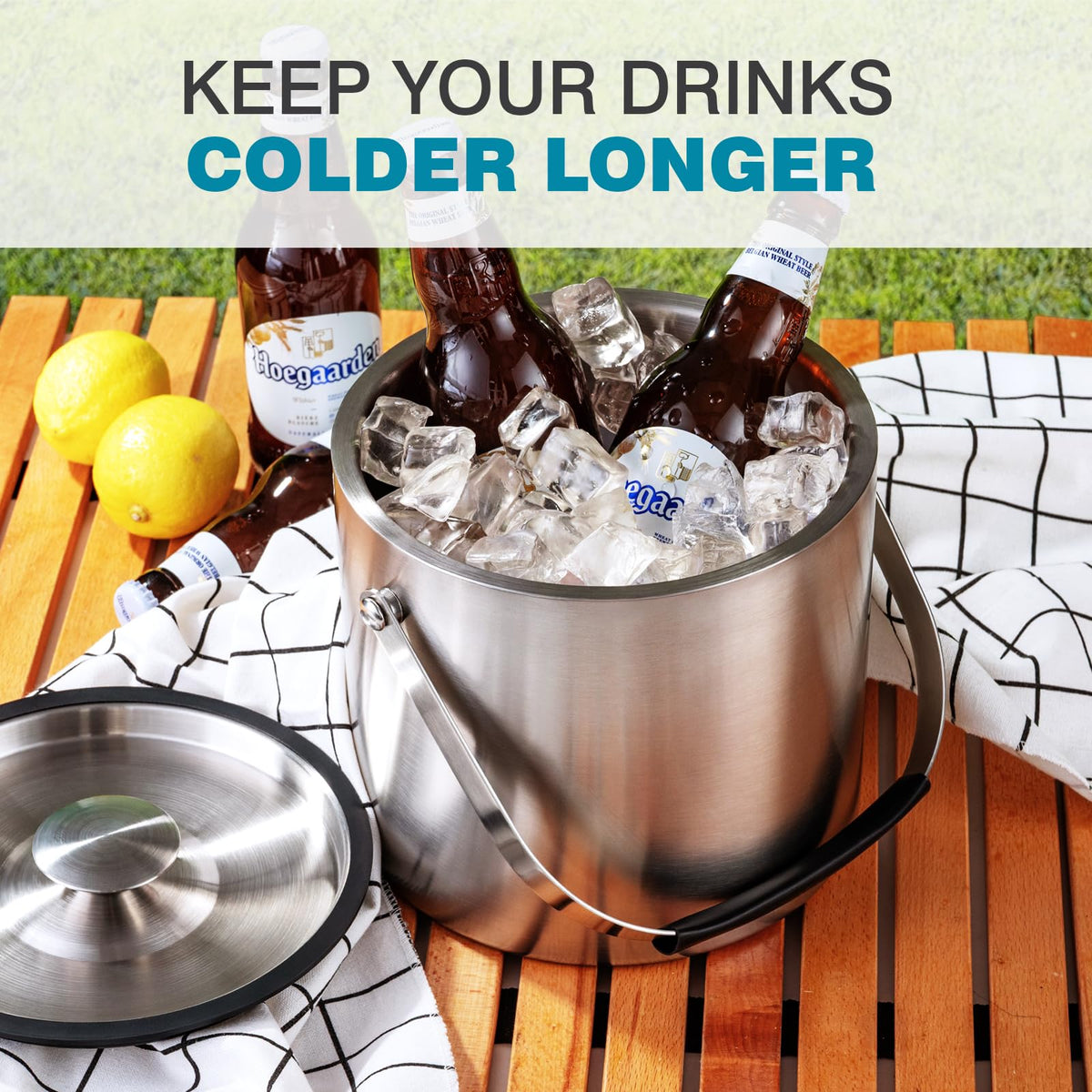 FrutPunch ice tongs provide hygienic handling at events.