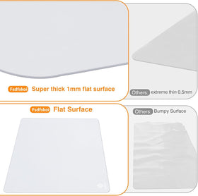 Fsdfskoi silicone mat showing glossy side gripping appliances during setup