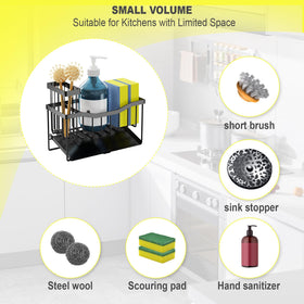 Fssvcd Maifan sponge and brush holder keeps sink tools tidy