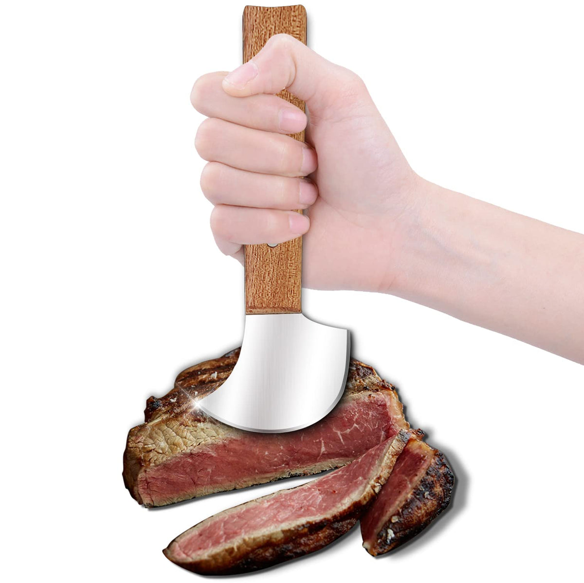 Fstcrt Rocker Knife easy to clean and dishwasher safe for convenience.