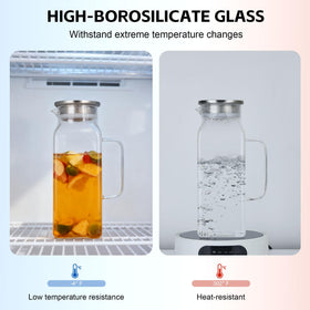 Ftystall stainless steel dual-filter lid for tea and pours