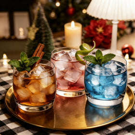 Ftystall FTYSTALL rocks glass meets ergonomic grip for comfortable toasts.