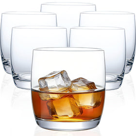 Ftystall FTYSTALL whiskey glass six-pack with thick base for stable grip and elegant presentation.