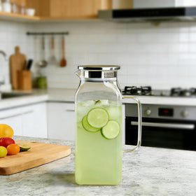 Ftystall versatile pitcher for tea, cold brew, and beverages