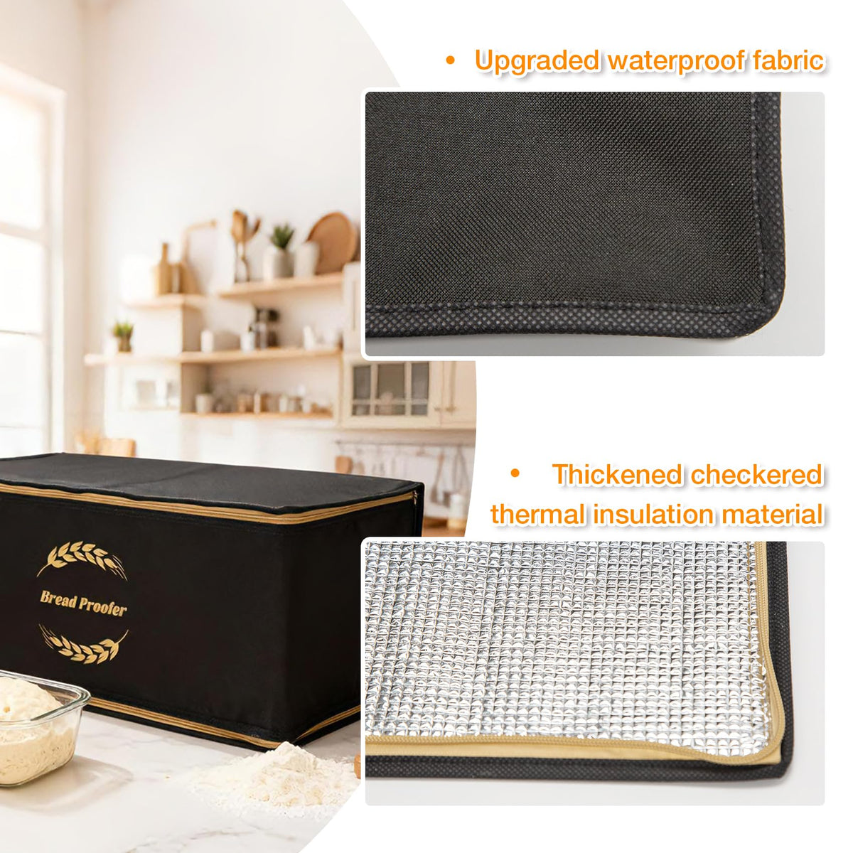 Ftzataz Sourdough warming mat is easy to clean after use.