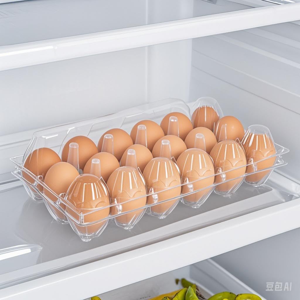 FUailiYY lightweight and sturdy plastic for reusable egg storage.