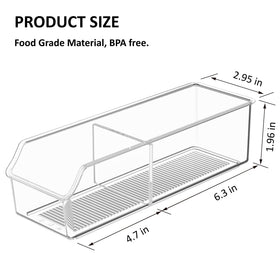 FUCDTEFC spice tea bag organizer keeps bags flat and organized for faster brewing.